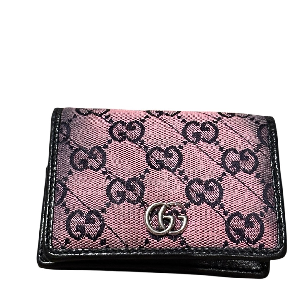 Gucci GG Marmont Multicolor Card Case Wallet Multicolor collection